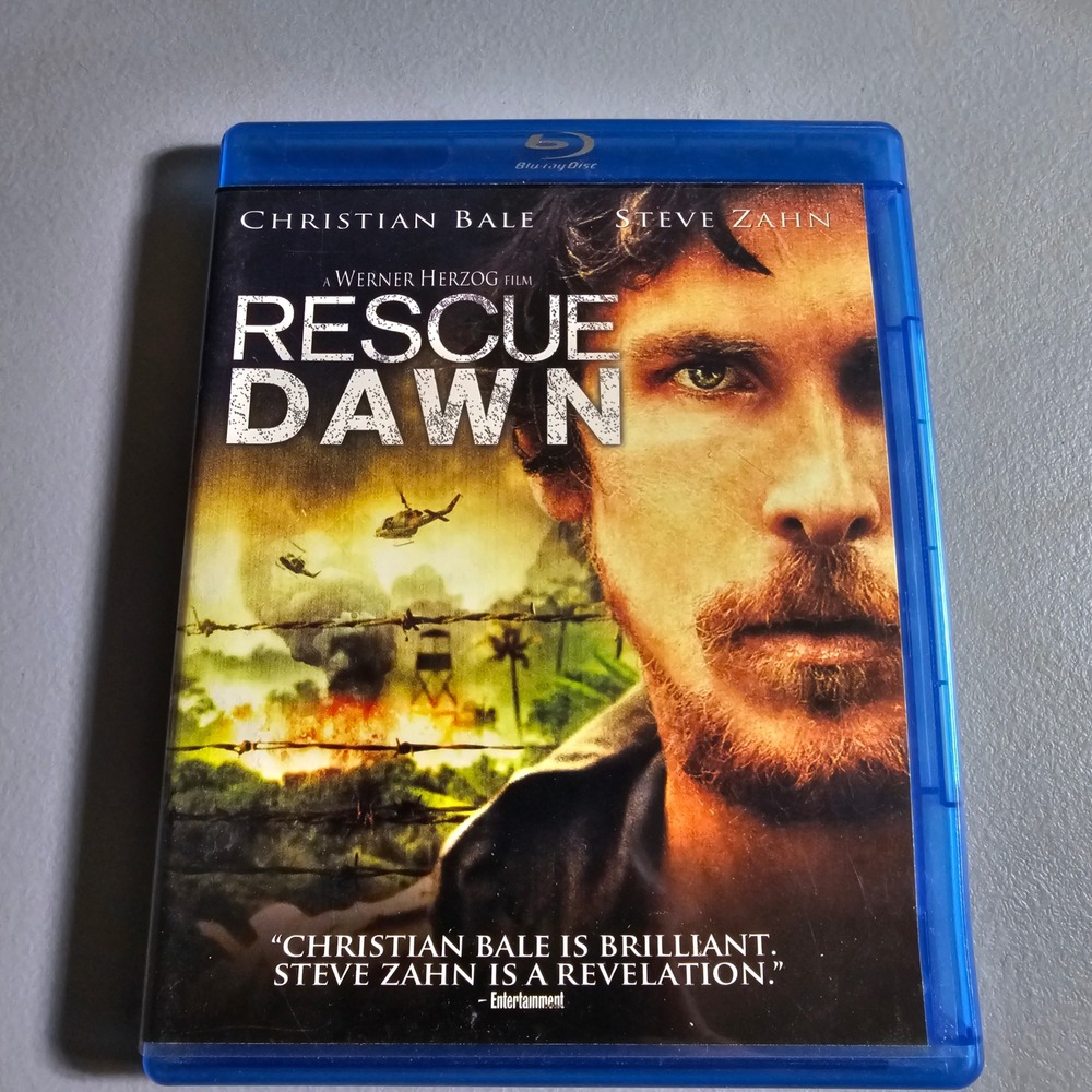 Rescue Dawn Blu-ray Christian Bale Steve Zahn Werner Herzog Vietnam War Movie